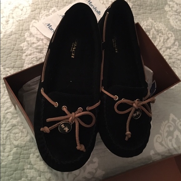 Coach Antonia Black Moccasins / Slippers - Picture 2 of 5